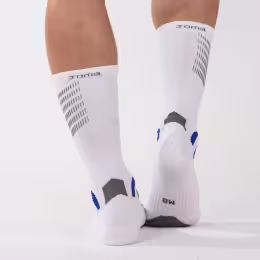null: PONOŽKY BĚŽECKÉ SOCK MEDIUM COMPRESSION WHITE